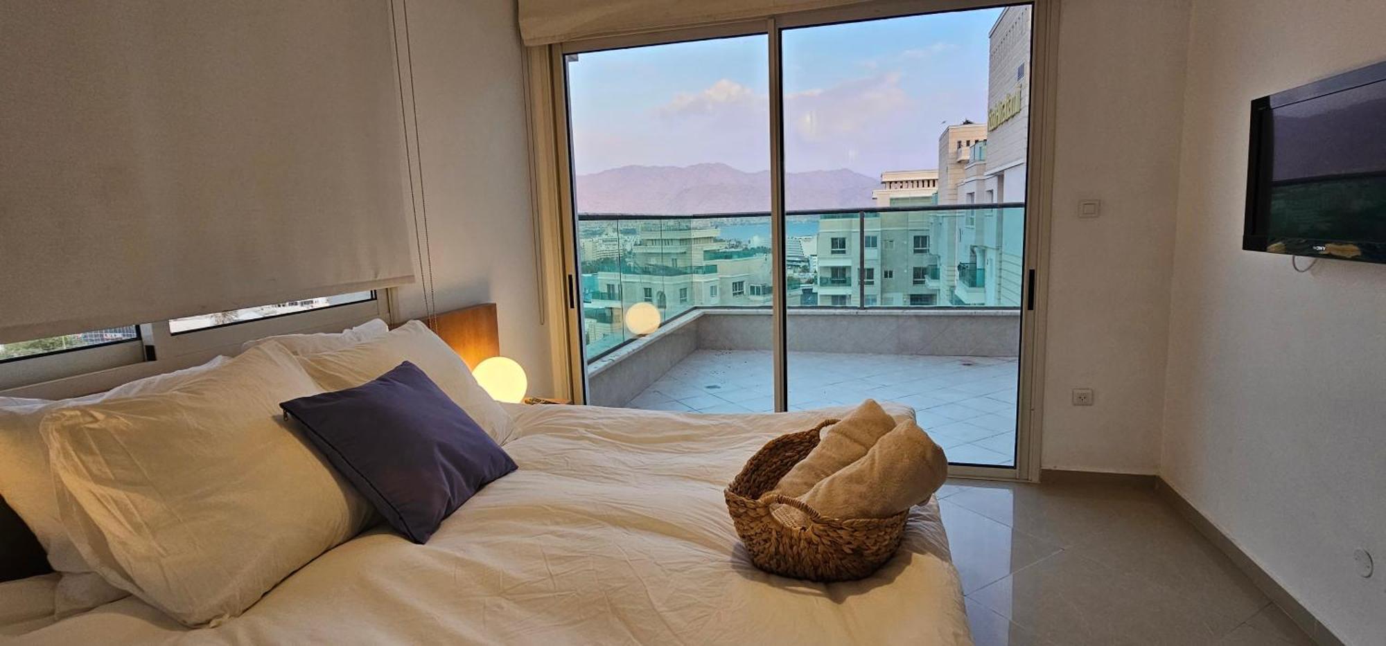 Exclusive Top Luxury Penthouse Near The Sea With Privat Roof-Pool Apartamento Eilat Exterior foto
